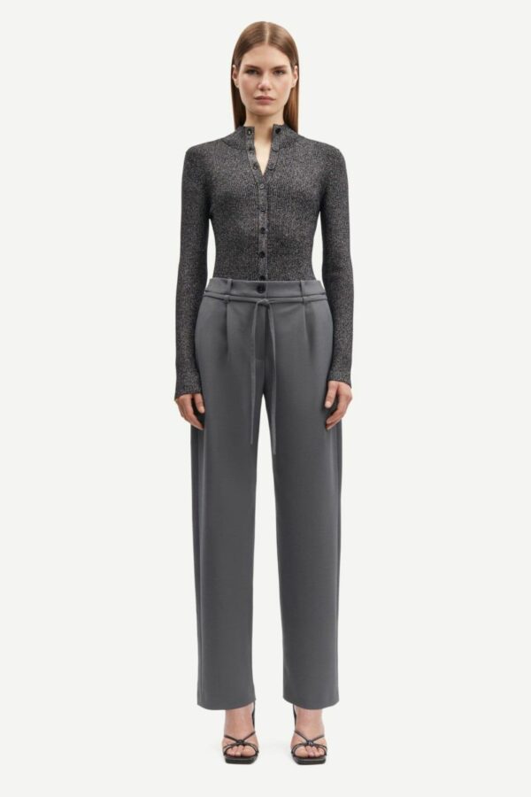 Samsøe & Samsøe Saluza trousers Iron gate