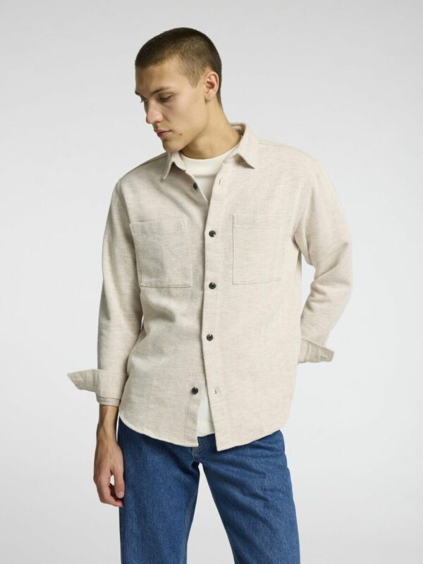 Selected Homme Hank Overshirt Herringbone