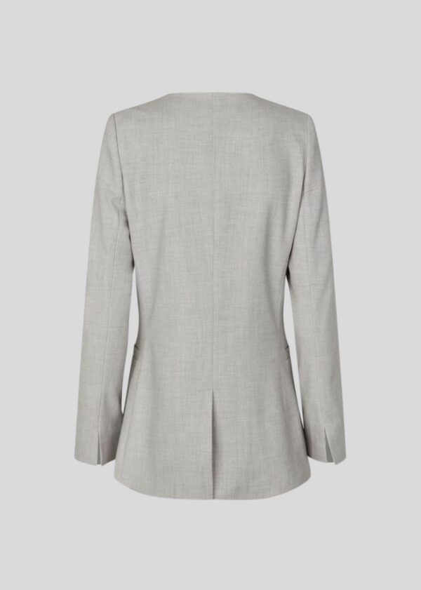 Modström Heart blazer Light grey melange