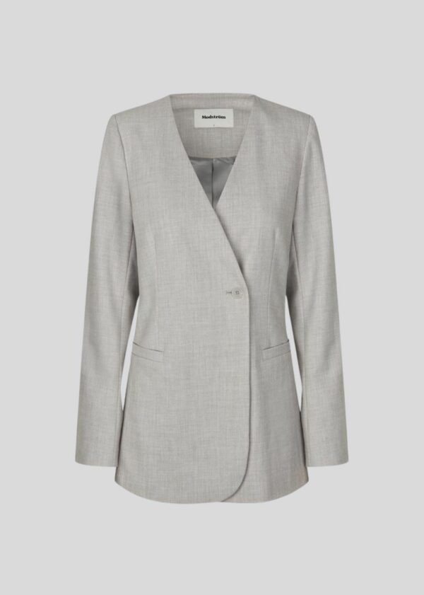 Modström Heart blazer Light grey melange