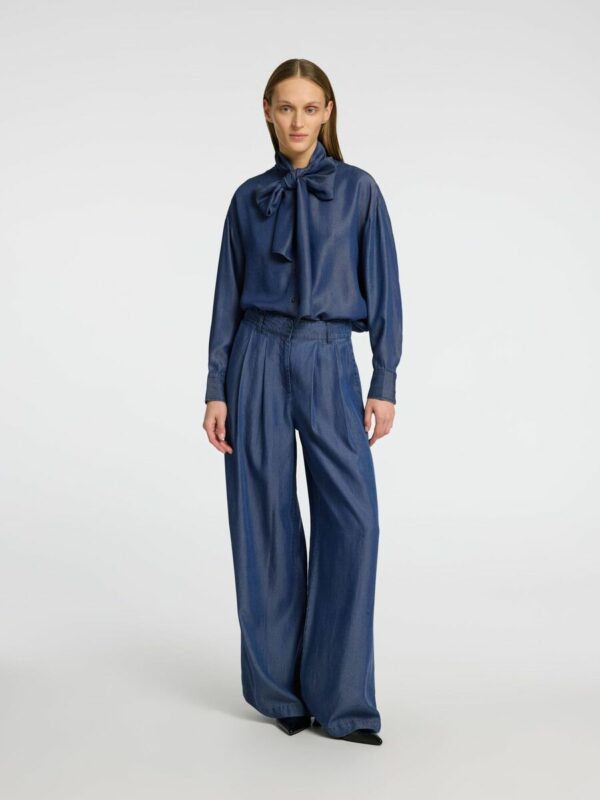 Selected Femme Janna Chambray pants