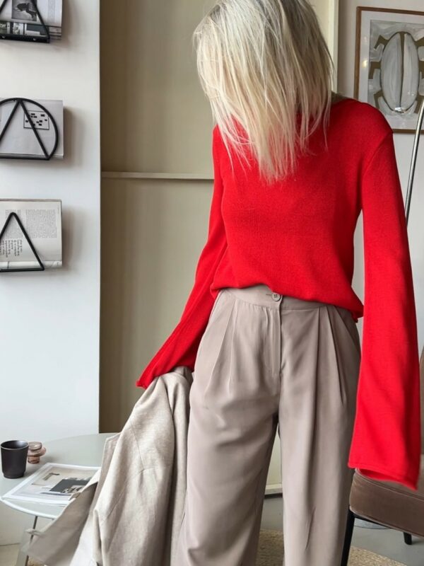 Modström Ivonne top Fire red