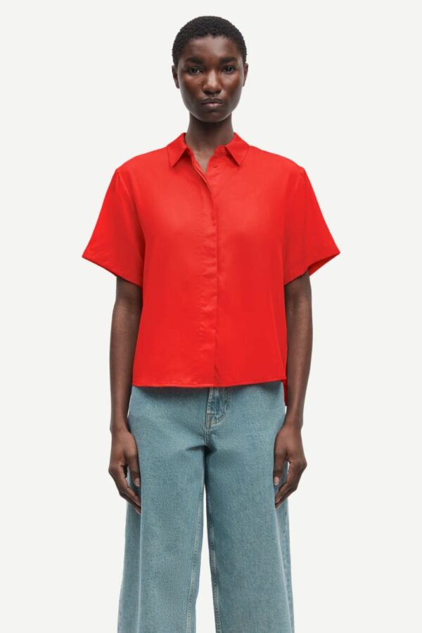 Samsøe & Samsøe Mina shirt Flame Scarlet