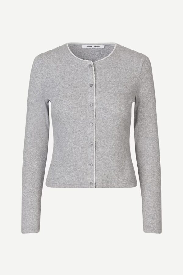 Samsøe & Samsøe Sajune cardigan light grey melee