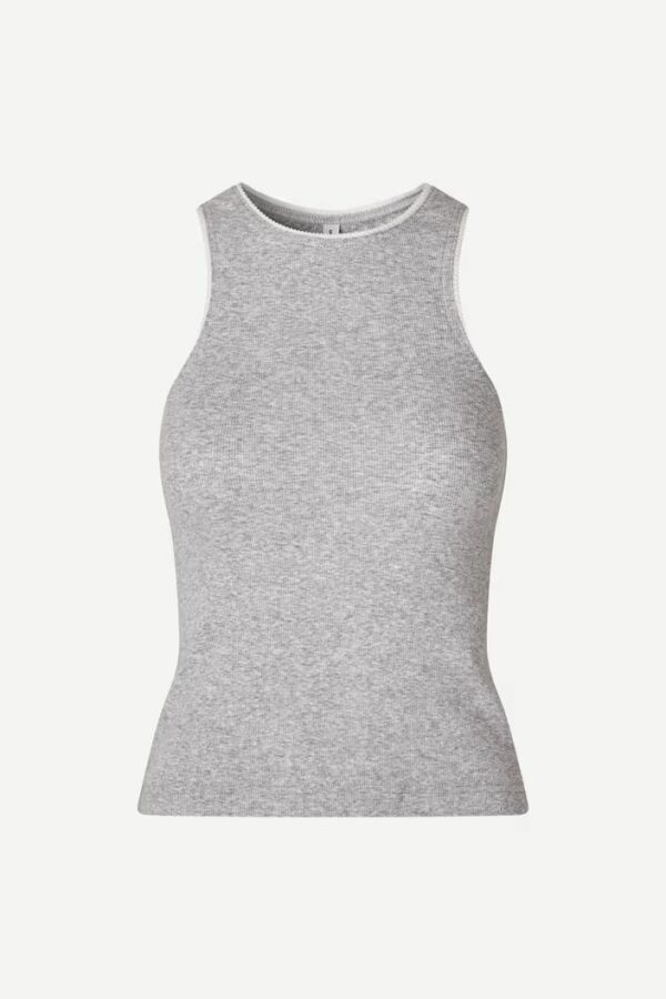 Samsøe & Samsøe Sajune top light grey melee