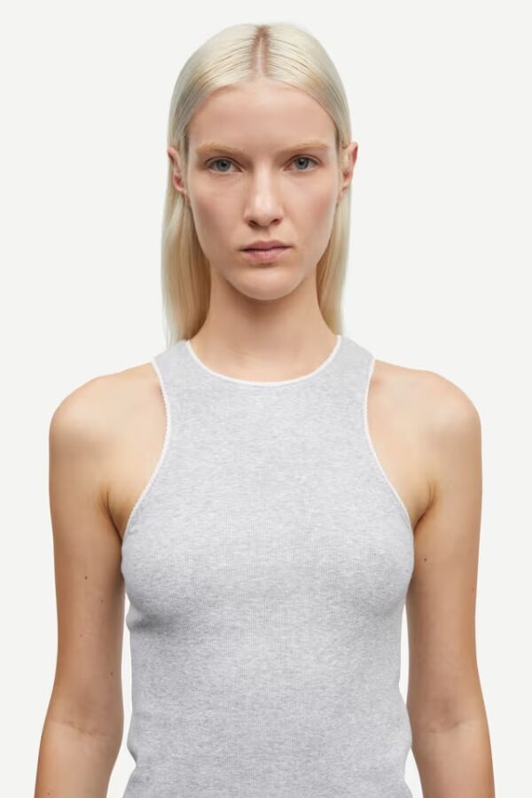 Samsøe & Samsøe Sajune top light grey melee