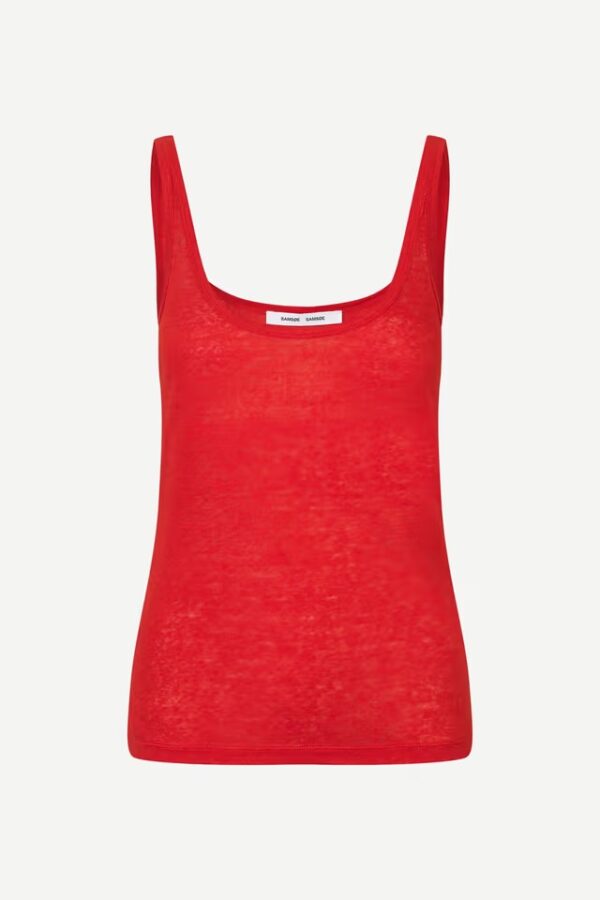Samsøe & Samsøe Salou top Flame Scarlet