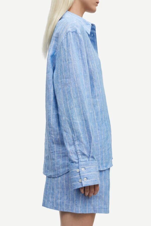 Samsøe & Samsøe Sanot shirt Blue Jasper