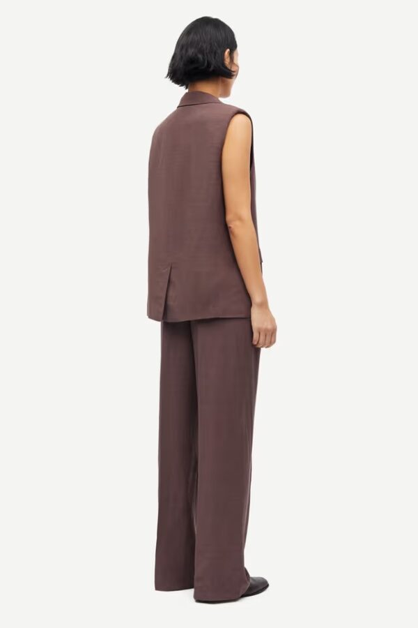 Samsøe & Samsøe Sathena waistcoat French roast